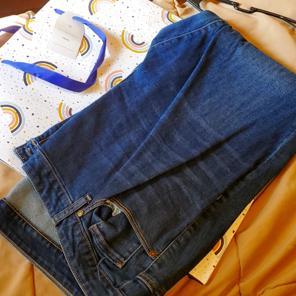 Woman Within size 24W straight leg jeans